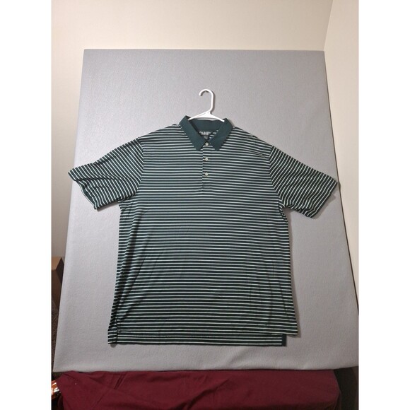 Brooks Brothers Polo Shirt Men's XL Country Club Green Performance Knit Golf - Picture 1 of 8